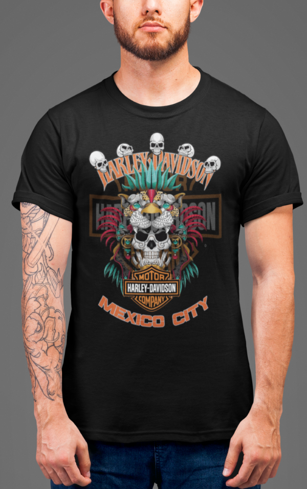 Playera 100% Algodón Peinado de Alta Calidad en diferentes colores e impresionante estampado.