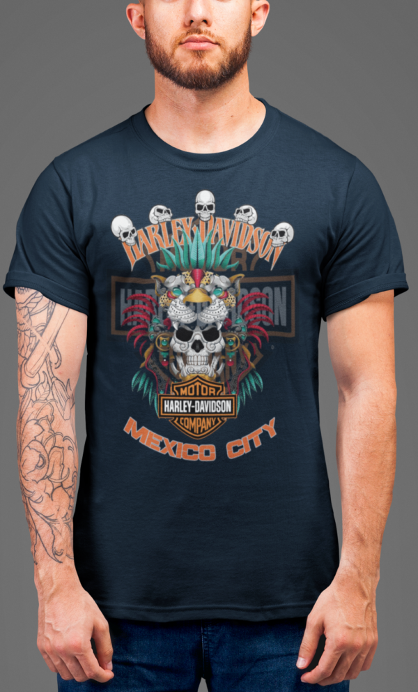 Playera 100% Algodón Peinado de Alta Calidad en diferentes colores e impresionante estampado.