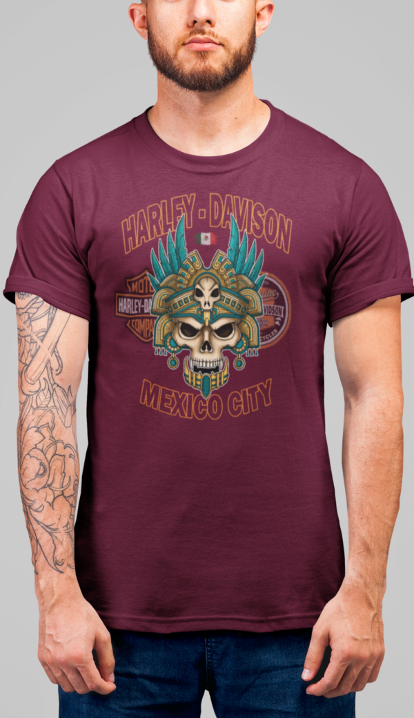 t-shirt-mockup-of-a-redhead-man-with-tattoos-standing-in-a-studio-22340 (2) Playera Negra 100% Algodón Peinado de Alta Calidad en diferentes colores e impresionante estampado.