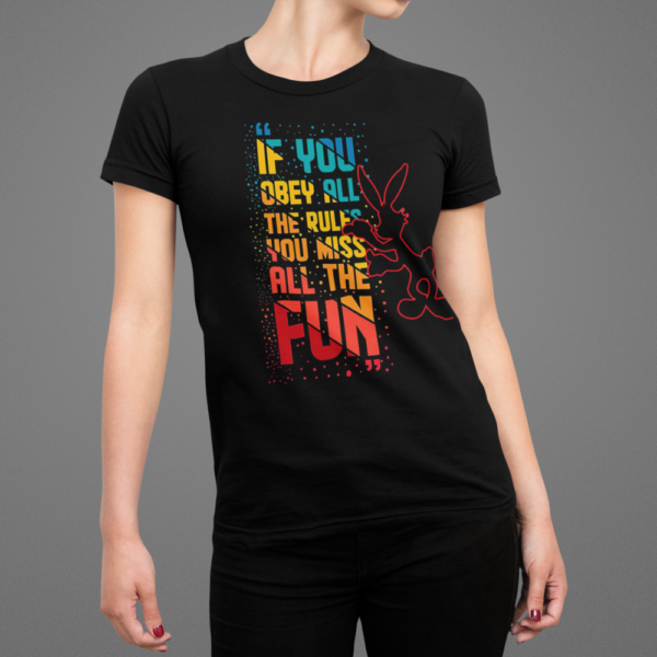 Playera Dama 100% Algodón de Alta Calidad, Cuello "V" y Redondo en diferentes colores e impresionante estampado.