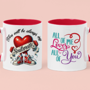 10 Tazas de Ceramica 11 OZ, alta calidad Grado AAA con motivos del Día de San Valentín, Diseños Únicos y elegantes para Enamorar.