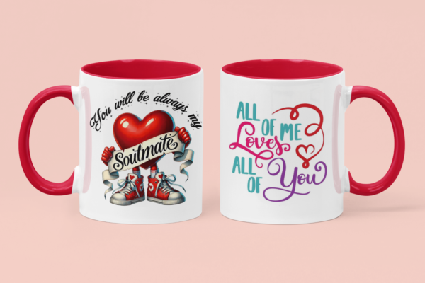 10 Tazas de Ceramica 11 OZ, alta calidad Grado AAA con motivos del Día de San Valentín, Diseños Únicos y elegantes para Enamorar.