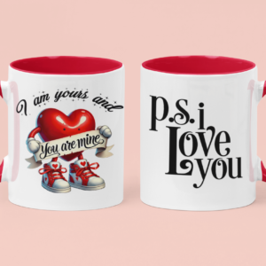 Tazas de Ceramica 11 OZ, alta calidad Grado AAA con motivos del Día de San Valentín, Diseños Únicos y elegantes para Enamorar.