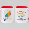 17 Tazas 11 OZ Ceramica de Alta Calidad, Diseños Exclusivos LGBT+ para Celebrar el Orgullo y la Diversidad.