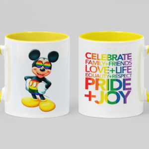 21 Tazas 11 OZ Ceramica de Alta Calidad, Diseños Exclusivos LGBT+ para Celebrar el Orgullo y la Diversidad.