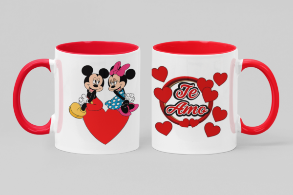 Tazas de Ceramica 11 OZ, alta calidad Grado AAA con motivos del Día de San Valentín, Diseños Únicos y elegantes para Enamorar.