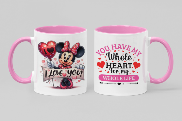 Tazas de Ceramica 11 OZ, alta calidad Grado AAA con motivos del Día de San Valentín, Diseños Únicos y elegantes para Enamorar.