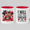 Tazas de Ceramica 11 OZ, alta calidad Grado AAA con motivos del Día de San Valentín, Diseños Únicos y elegantes para Enamorar.