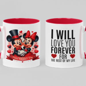 Tazas de Ceramica 11 OZ, alta calidad Grado AAA con motivos del Día de San Valentín, Diseños Únicos y elegantes para Enamorar.
