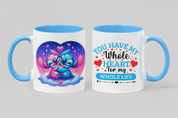 3 Tazas de Ceramica 11 OZ, alta calidad Grado AAA con motivos del Día de San Valentín, Diseños Únicos y elegantes para Enamorar.