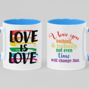 8 Tazas 11 OZ Ceramica de Alta Calidad, Diseños Exclusivos LGBT+ para Celebrar el Orgullo y la Diversidad.