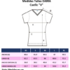 Medidas Tallas DAMA cuello V Este Día de San Valentín, luce increíble con nuestras juegos de playeras para Él y Ella con exclusivos y elegantes estampados que pueden ir en la espalda o pecho.