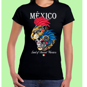 Playera Dama 100% Algodón de Alta Calidad, Cuello "V" y Redondo con impresionante estampado.