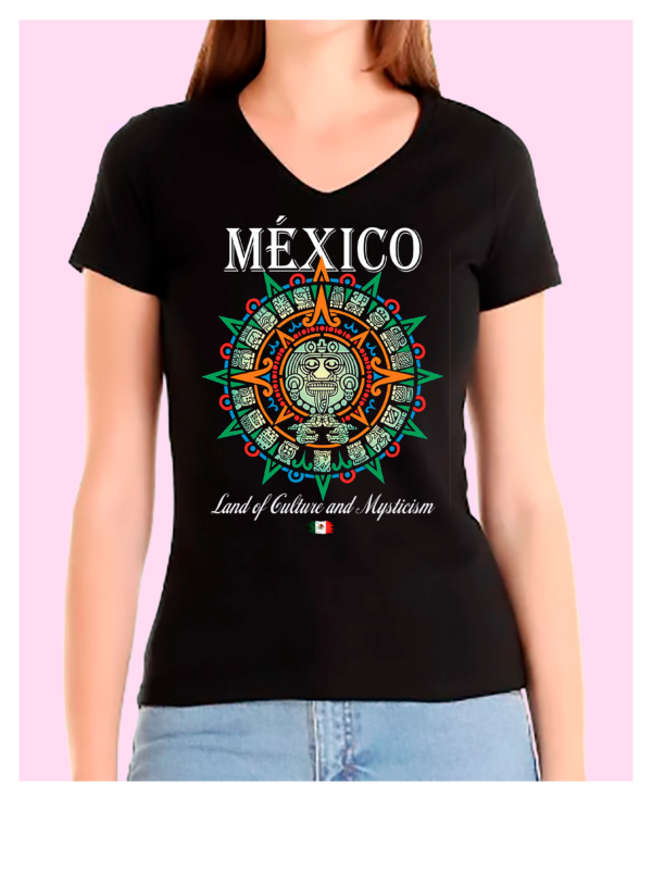 Playera Dama 100% Algodón de Alta Calidad, Cuello "V" y Redondo con impresionante estampado.