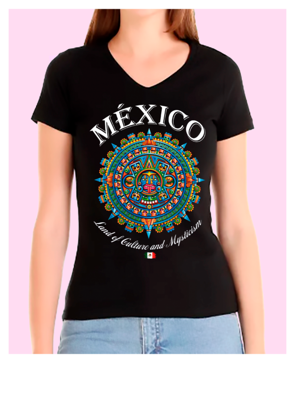 Playera Dama 100% Algodón de Alta Calidad, Cuello "V" y Redondo con impresionante estampado.