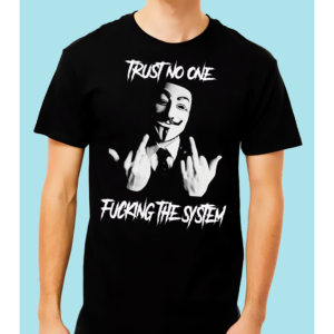 Playera Negra 100% Algodón de Alta Calidad e impresionante estampado.