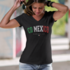 mockup-featuring-a-woman-wearing-a-customizable-v-neck-t-shirt-3688-el1 (15) Playera Dama 100% Algodón de Alta Calidad, Cuello "V" y Redondo en diferentes colores e impresionante estampado.