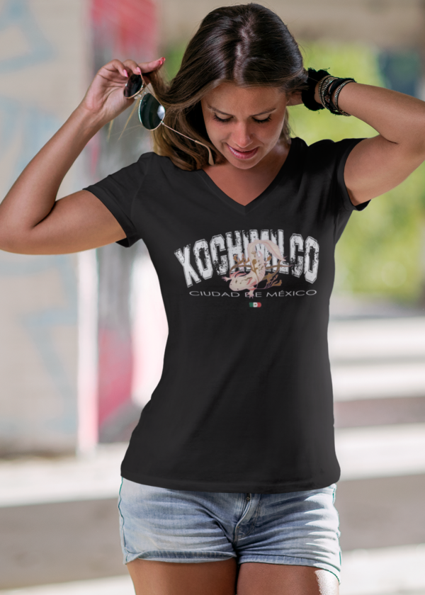 Playera Dama 100% Algodón de Alta Calidad, Cuello "V" y Redondo en diferentes colores e impresionante estampado.