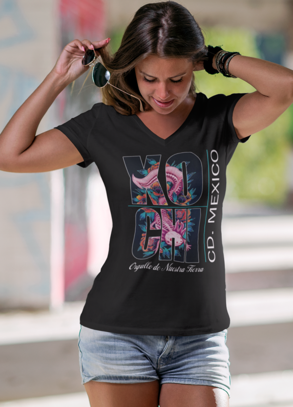 mockup-featuring-a-woman-wearing-a-customizable-v-neck-t-shirt-3688-el1 (29) Playera Dama 100% Algodón de Alta Calidad, Cuello "V" y Redondo en diferentes colores e impresionante estampado.