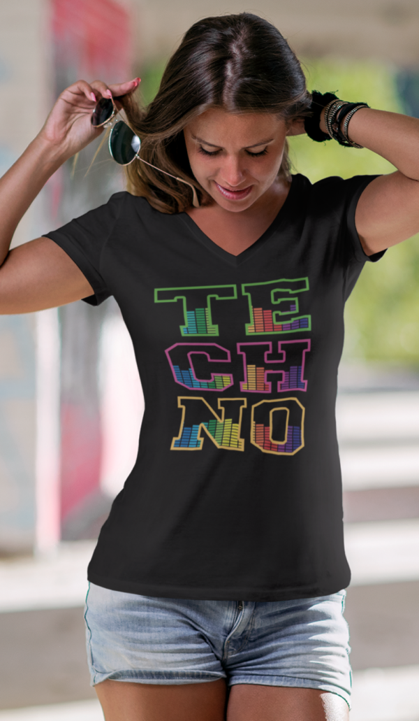 Playera Dama 100% Algodón de Alta Calidad, Cuello "V" y Redondo en diferentes colores e impresionante estampado.