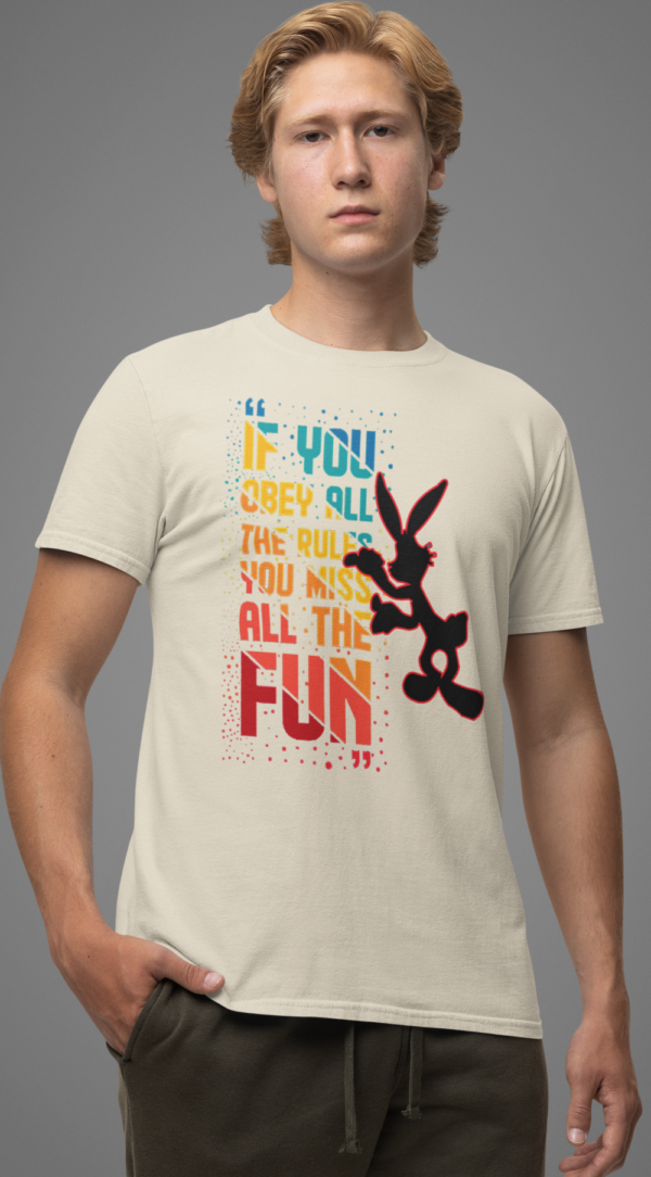 Playera 100% Algodón de Alta Calidad en Modernos Colores con Impresionante Estampado.