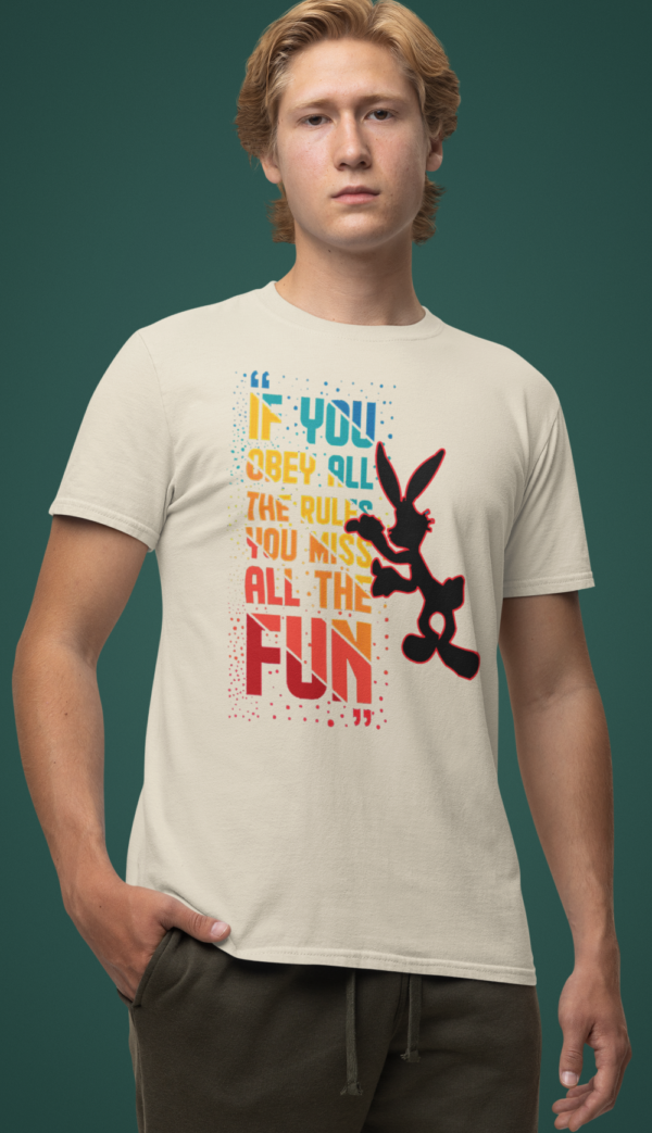 Playera 100% Algodón de Alta Calidad en Modernos Colores con Impresionante Estampado.