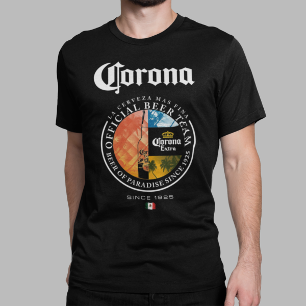 Playera Negra 100% Algodón Peinado de Alta Calidad e impresionante estampado.