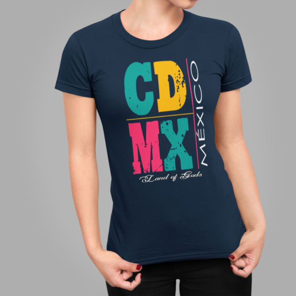 Playera Dama 100% Algodón de Alta Calidad, Cuello "V" y Redondo en diferentes colores e impresionante estampado.