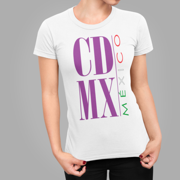 mockup-of-a-woman-showing-the-print-on-her-t-shirt-88-el (9) Playera Dama 100% Algodón de Alta Calidad, Cuello "V" y Redondo en diferentes colores e impresionante estampado.
