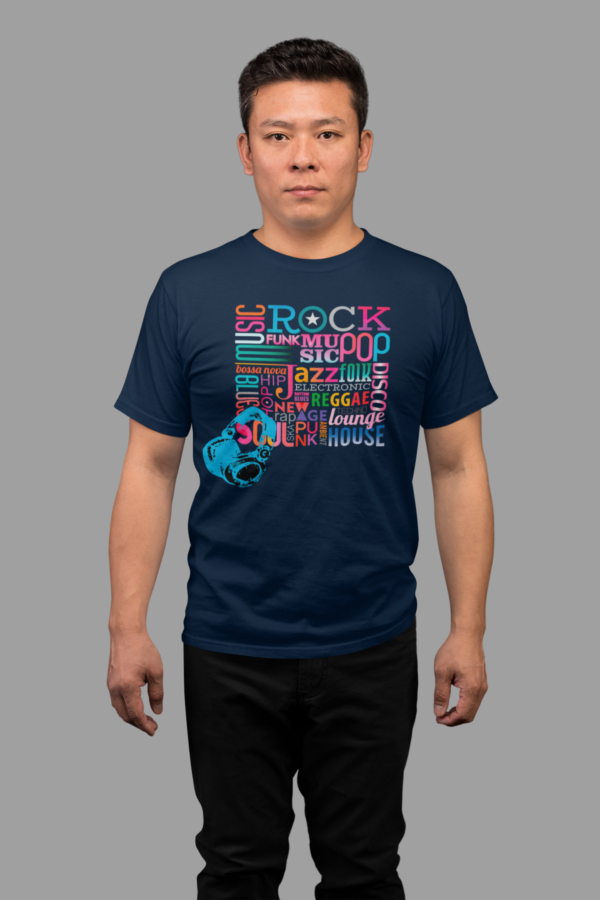 Playera 100% Algodón de Alta Calidad en Modernos Colores con Impresionante Estampado.