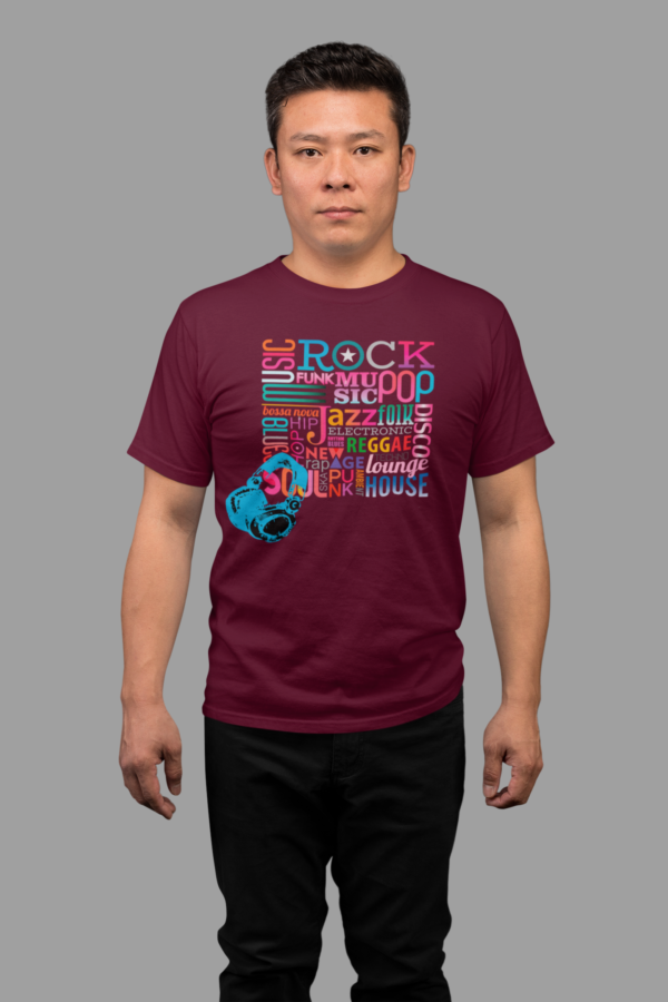 Playera 100% Algodón de Alta Calidad en Modernos Colores con Impresionante Estampado.