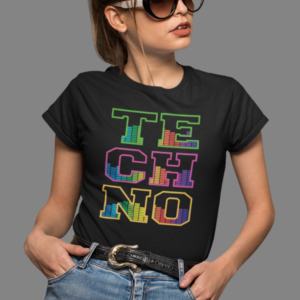 Playera Dama 100% Algodón de Alta Calidad, Cuello "V" y Redondo en diferentes colores e impresionante estampado.