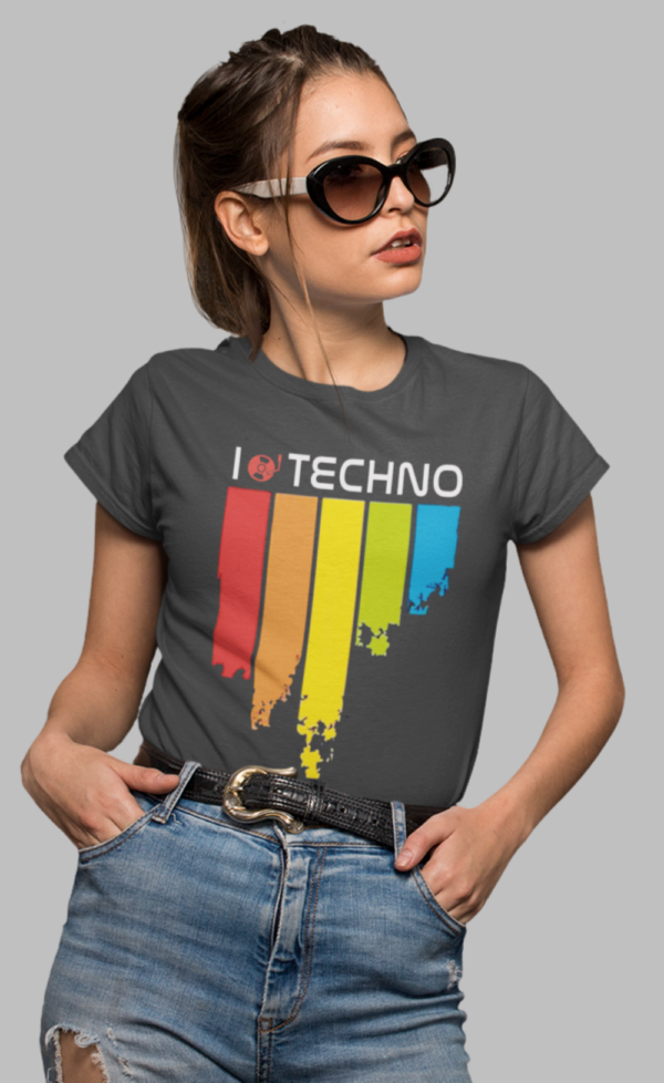 Playera Dama 100% Algodón de Alta Calidad, Cuello "V" y Redondo en diferentes colores e impresionante estampado.