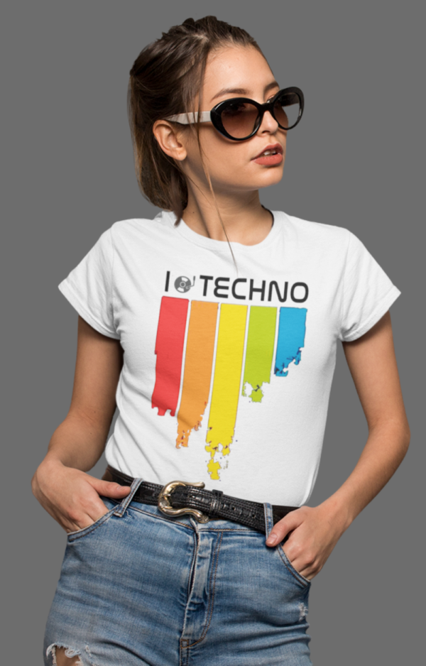 Playera Dama 100% Algodón de Alta Calidad, Cuello "V" y Redondo en diferentes colores e impresionante estampado.