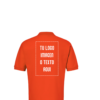 Playera Hombre Mod. 7002, tipo POLO, 100% Algodón, Tallas ADULTO, con impresión frontal ó trasera con logo frontal.