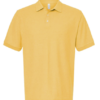 AMARILLO ORO Playera Hombre Mod. 7006, tipo POLO, 50% Poliester-50% Algodón,Tallas ADULTO, con impresión frontal ó trasera con logo frontal.