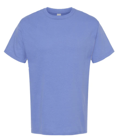 Playera Mod. 4800, UNISEX, 100% Algodón, Tallas ADULTO, con impresión frontal ó trasero (con logo frontal).