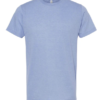 AZUL CIELO Playera Mod. 3541, Ultra Ligera UNISEX, 65% Poliester y 35% Algodón, Tallas ADULTO, con impresión frontal ó trasero (con logo frontal).