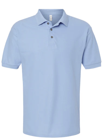 Playera Hombre Mod. 7002, tipo POLO, 100% Algodón, Tallas ADULTO, con impresión frontal ó trasera con logo frontal.