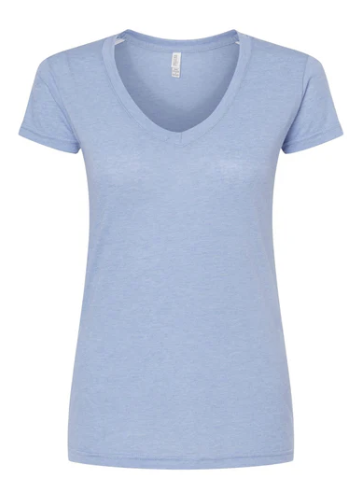 Playera Dama Mod. 3542, 65% Poliester 35% Algodón, Ultra Ligera,Tallas ADULTO, con impresión frontal ó trasera con logo frontal.