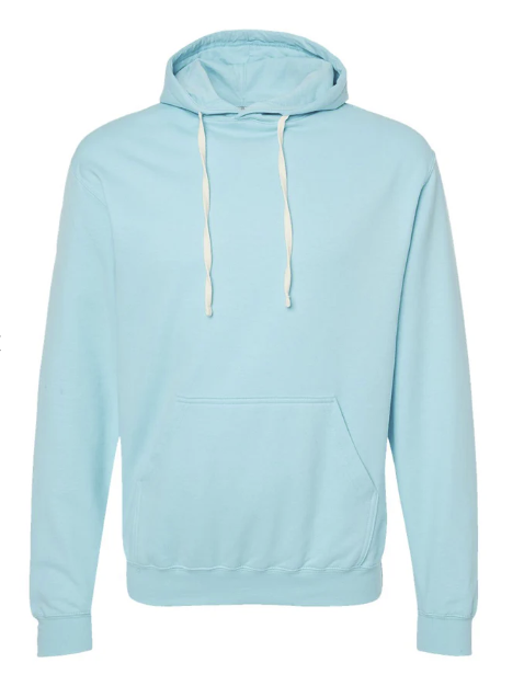 AZUL PURIST Sudadera Cerrada, UNISEX, Tallas ADULTO, con impresión frontal ó trasera con logo frontal.