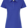 AZUL REY Playera Dama Mod. 7600, tipo POLO, Tallas ADULTO, con impresión frontal ó trasera con logo frontal.
