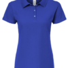 Playera Dama Mod. 7007, tipo POLO, Tallas ADULTO, con impresión frontal ó trasera con logo frontal.