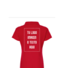 Playera Dama Mod. 7007, tipo POLO, Tallas ADULTO, con impresión frontal ó trasera con logo frontal.