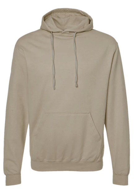 BEIGE SAND Sudadera Cerrada, UNISEX, Tallas ADULTO, con impresión frontal ó trasera con logo frontal.