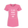 Playera Dama Mod. 4810, 100% Algodón, Tallas ADULTO, con impresión frontal ó trasera con logo frontal.