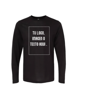 Playera Mod. 3520, Manga Larga, Ultra Ligera 65% Poliester y 35% Algodón, Tallas ADULTO, con impresión frontal o trasero (con logo frontal).