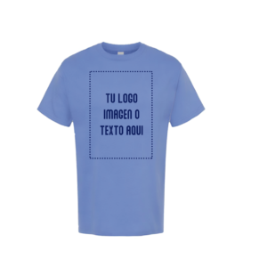 Playera Mod. 4800, UNISEX, 100% Algodón, Tallas ADULTO, con impresión frontal ó trasero (con logo frontal).