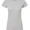 GRIS JASPEADO Playera Dama Mod. 3540, 65% Poliester y 35% Algodón, Tallas ADULTO, con impresión frontal ó trasera con logo frontal.