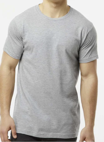 Playera Mod. 4502, Ligera, UNISEX, 100% Algodón, Tallas ADULTO, con impresión frontal ó trasero (con logo frontal).